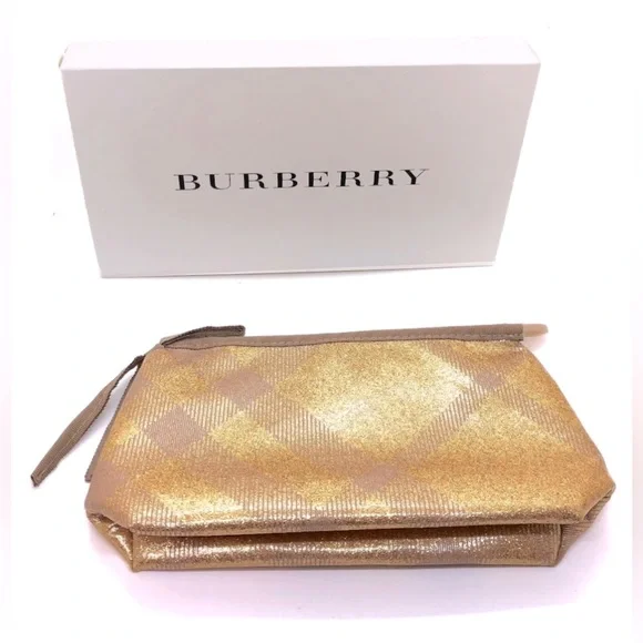 NIB Burberry Large Makeup Toiletry Tavel Bag - Picture 2 of 4